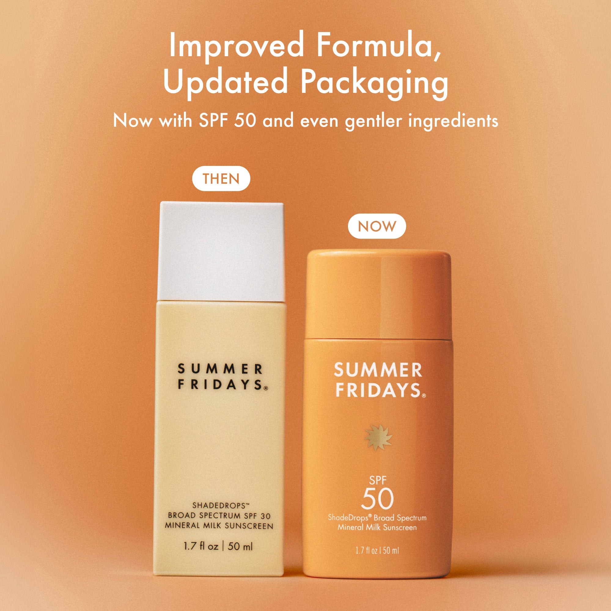 ShadeDrops® Broad Spectrum SPF 50 Mineral Milk Sunscreen