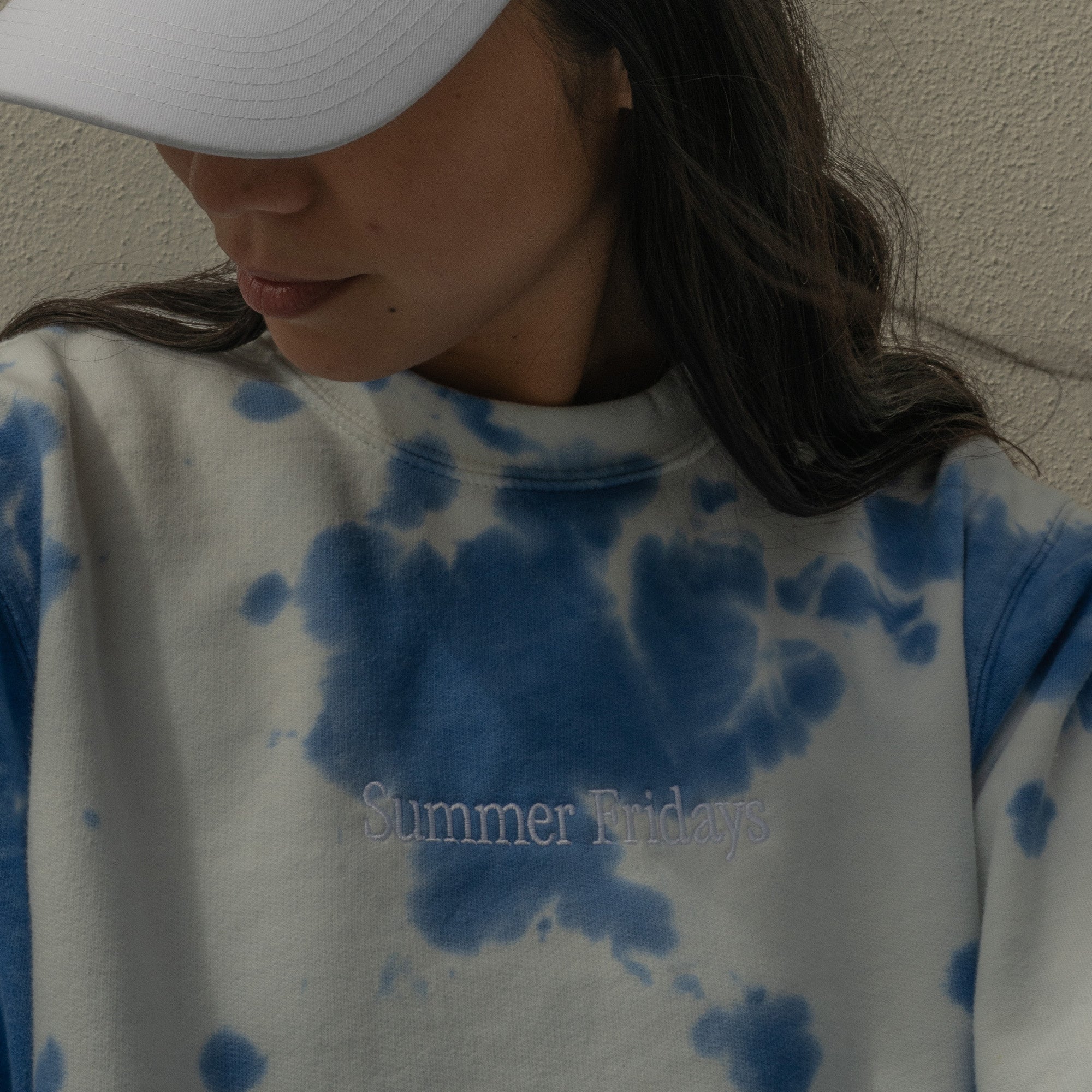 Blue Tie-Dye Sweatshirt