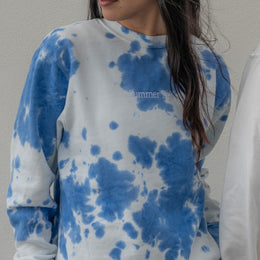 Blue Tie-Dye Sweatshirt