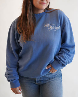 New York Crewneck in Blue