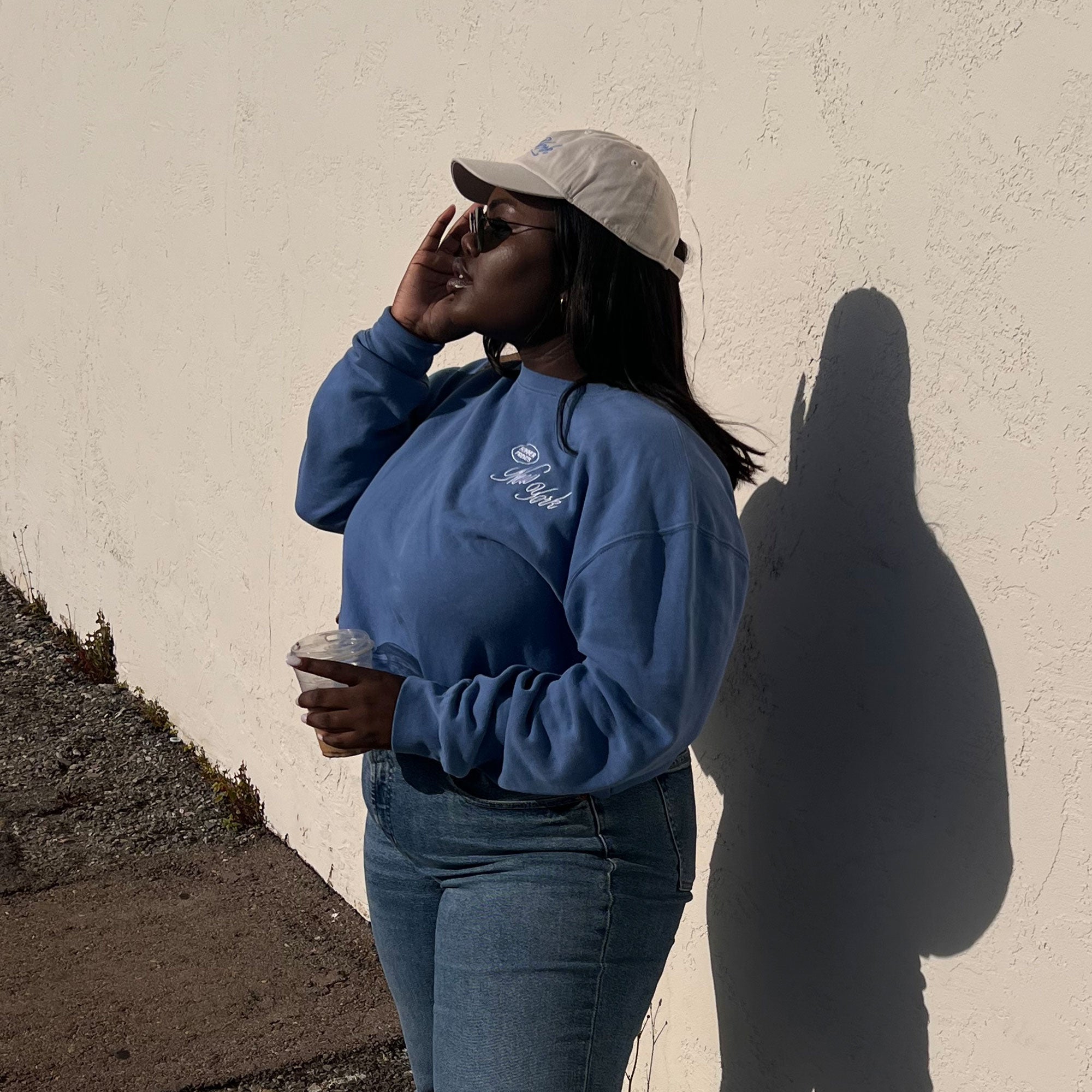 New York Crewneck in Blue
