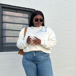 New York Crewneck in Cream