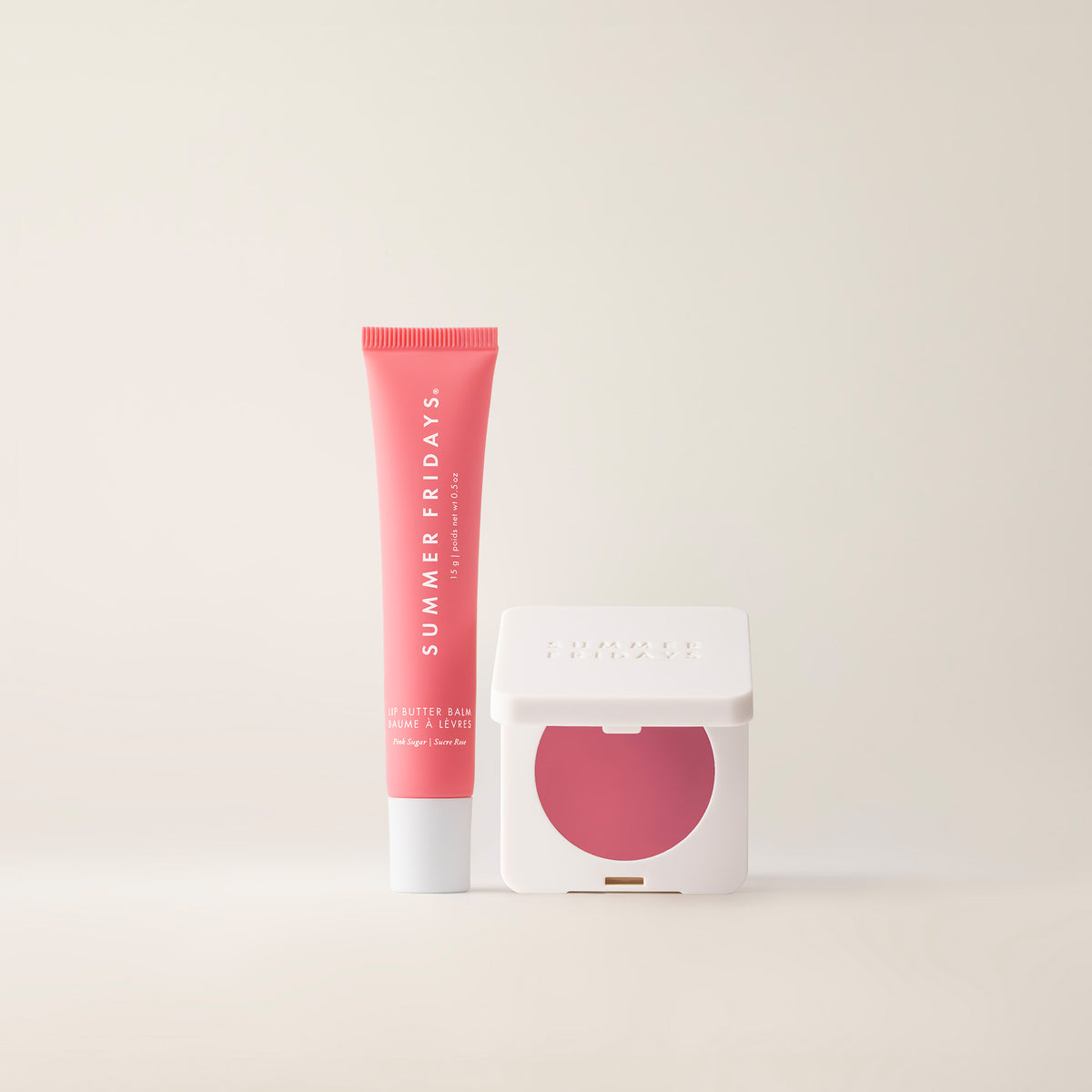 The Blush + Lip Duo, Sweet Rosé + Pink Sugar | Summer Fridays