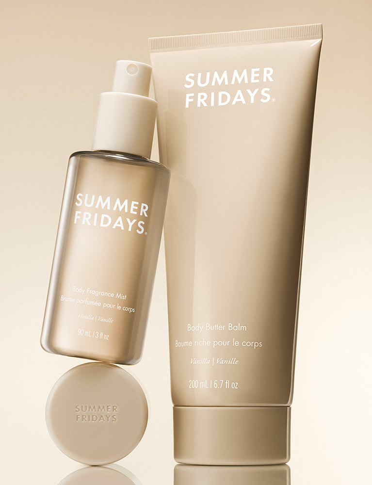 Summer Fridays body butter balm and fragrance mist