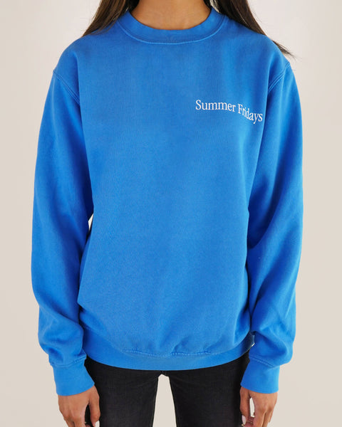 Self-Care Sweatshirt - S / Blue